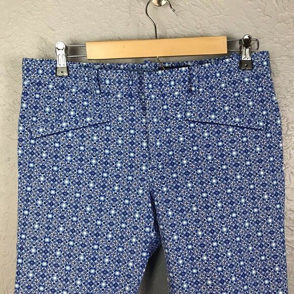 Gap Skinny Ankle Womens Blue Mosaic Pants … - Picture 3 of 8